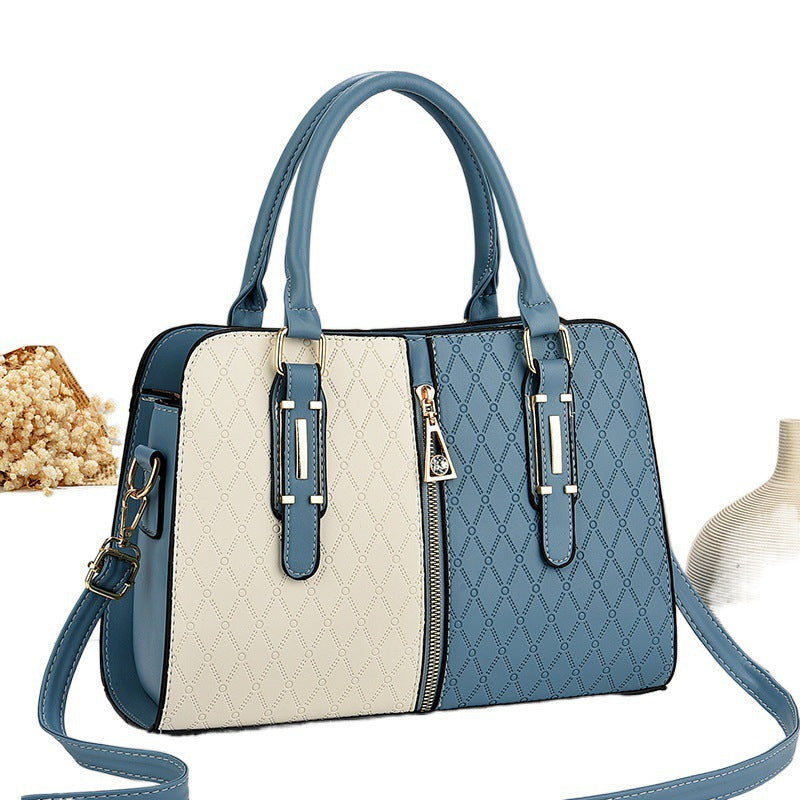 Bolso Tote Grande Color-Block - Estilo Urbano y Funcional | ZYVA