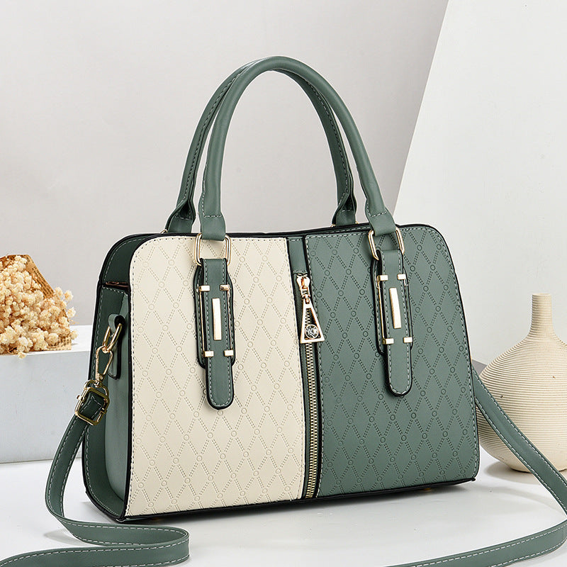 Bolso Tote Grande Color-Block - Estilo Urbano y Funcional | ZYVA