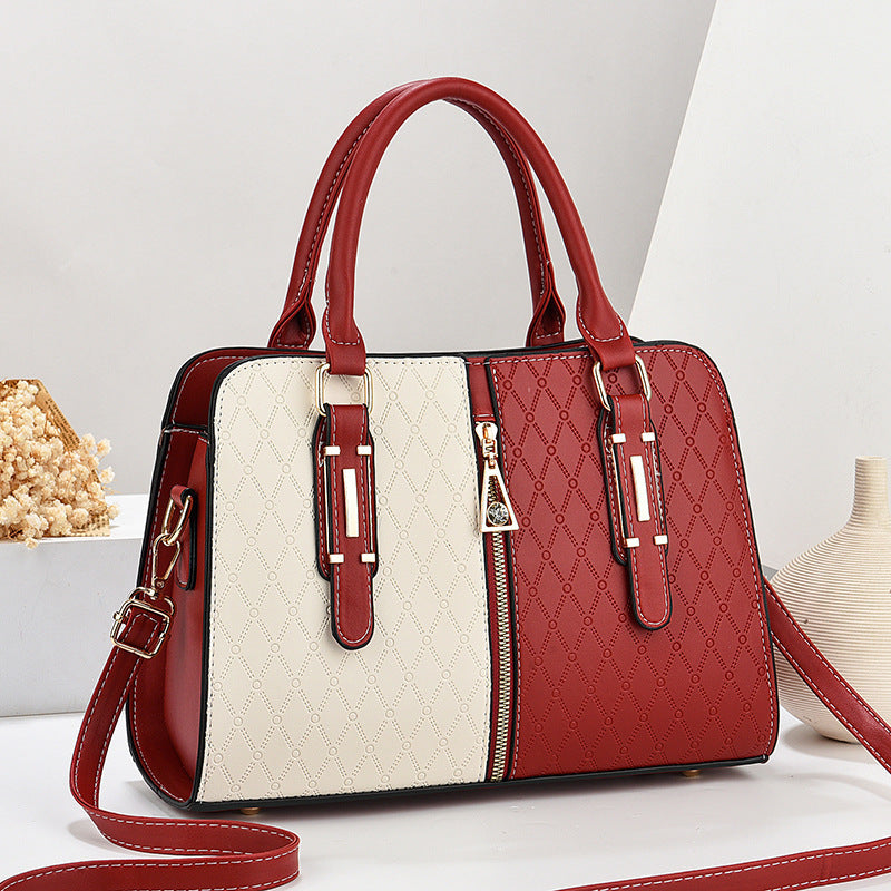 Bolso Tote Grande Color-Block - Estilo Urbano y Funcional | ZYVA