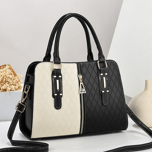 Bolso Tote Grande Color-Block - Estilo Urbano y Funcional | ZYVA