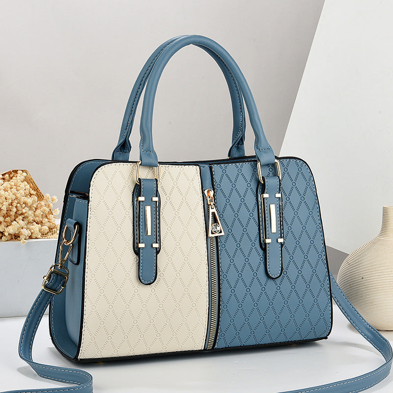 Bolso Tote Grande Color-Block - Estilo Urbano y Funcional | ZYVA