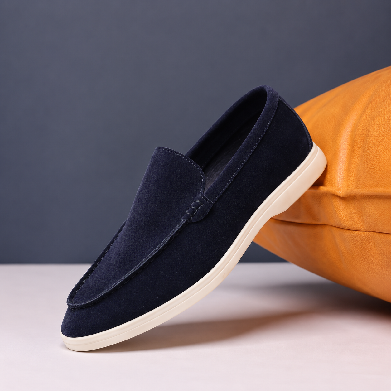 Meguts Elegantes Mocasines de Ante