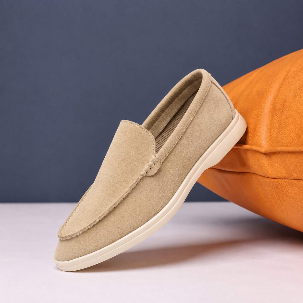 Meguts Elegantes Mocasines de Ante
