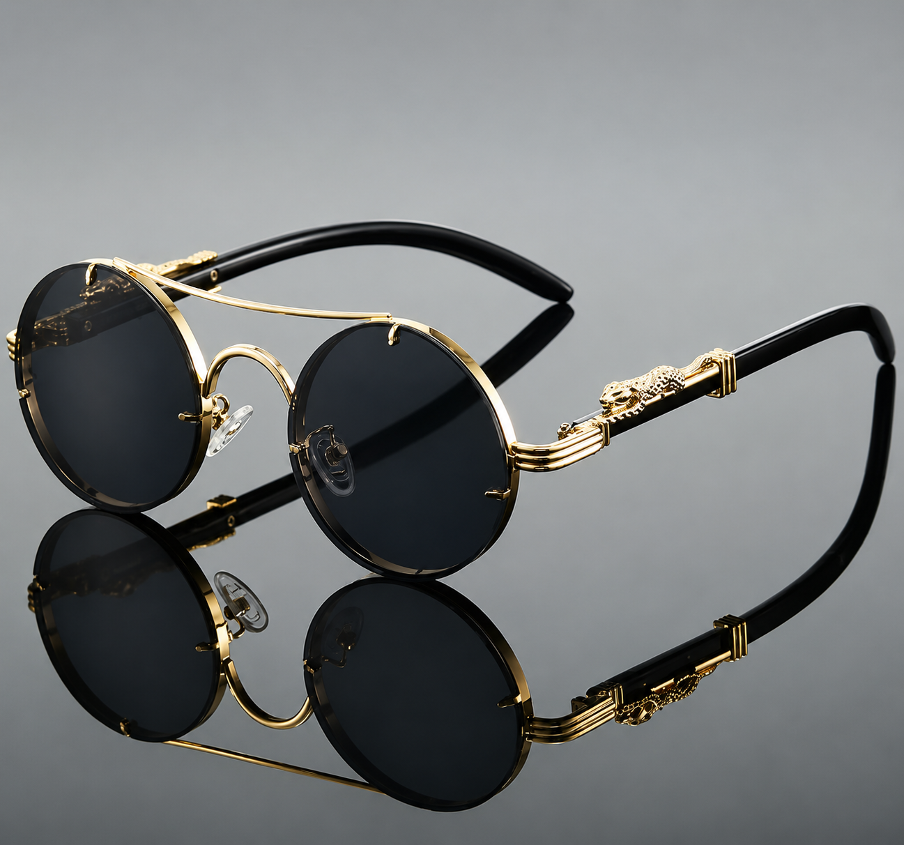 Gafas de sol redondas Vintage, UNISEX