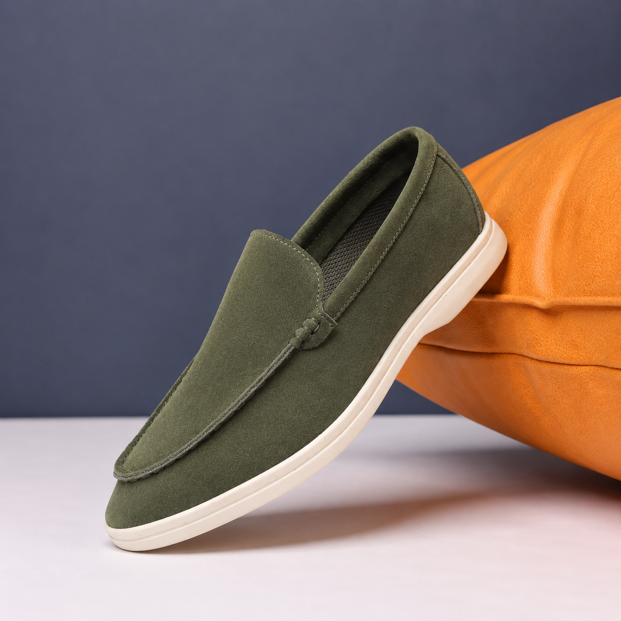 Meguts Elegantes Mocasines de Ante